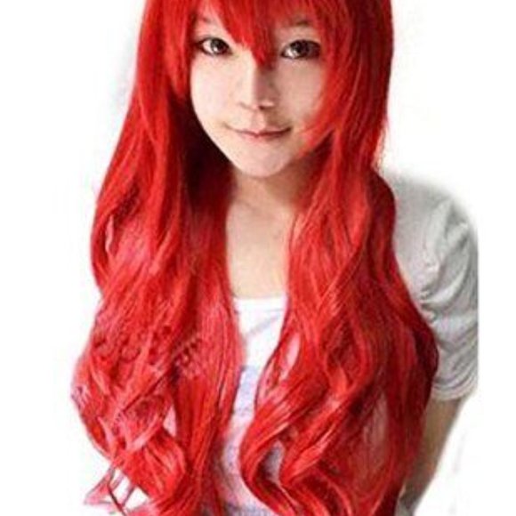 Lady Long Curly Wigs Fashion Cosplay Costume Hair Anime - Picture 5 of 13
